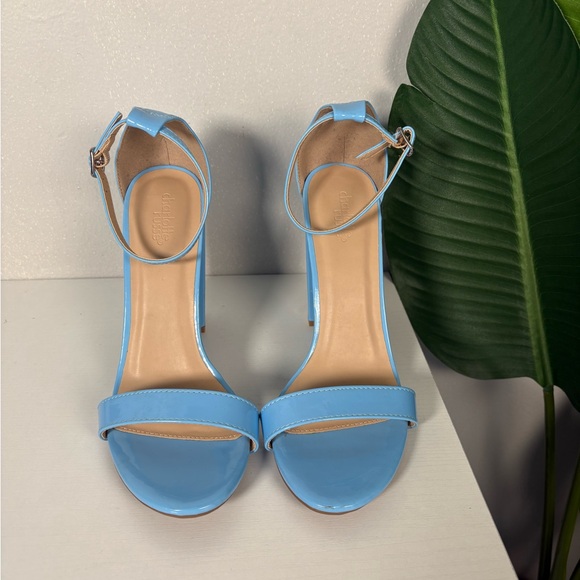 Charlotte Russe Blue Ankle Strap Heels - Picture 1 of 4